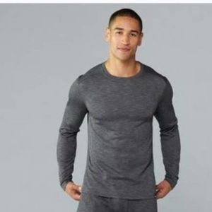 REI Men's Long Sleeve Tee - Charcoal Gray